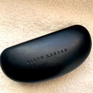 RALPH LAUREN EYEGLASS SUNGLASS LARGE CASE BLACK